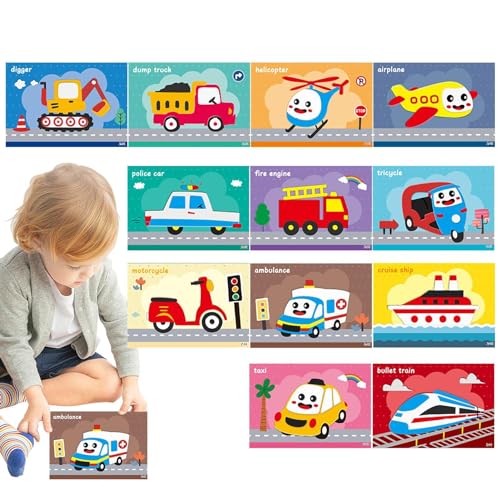 Dibujos animados Eva Pegatinas Juguetes - Puzzle de pegatinas de espuma, juego de rompecabezas autoadhesivo para niñas, animales de dibujos animados que aprenden juguetes educativos
