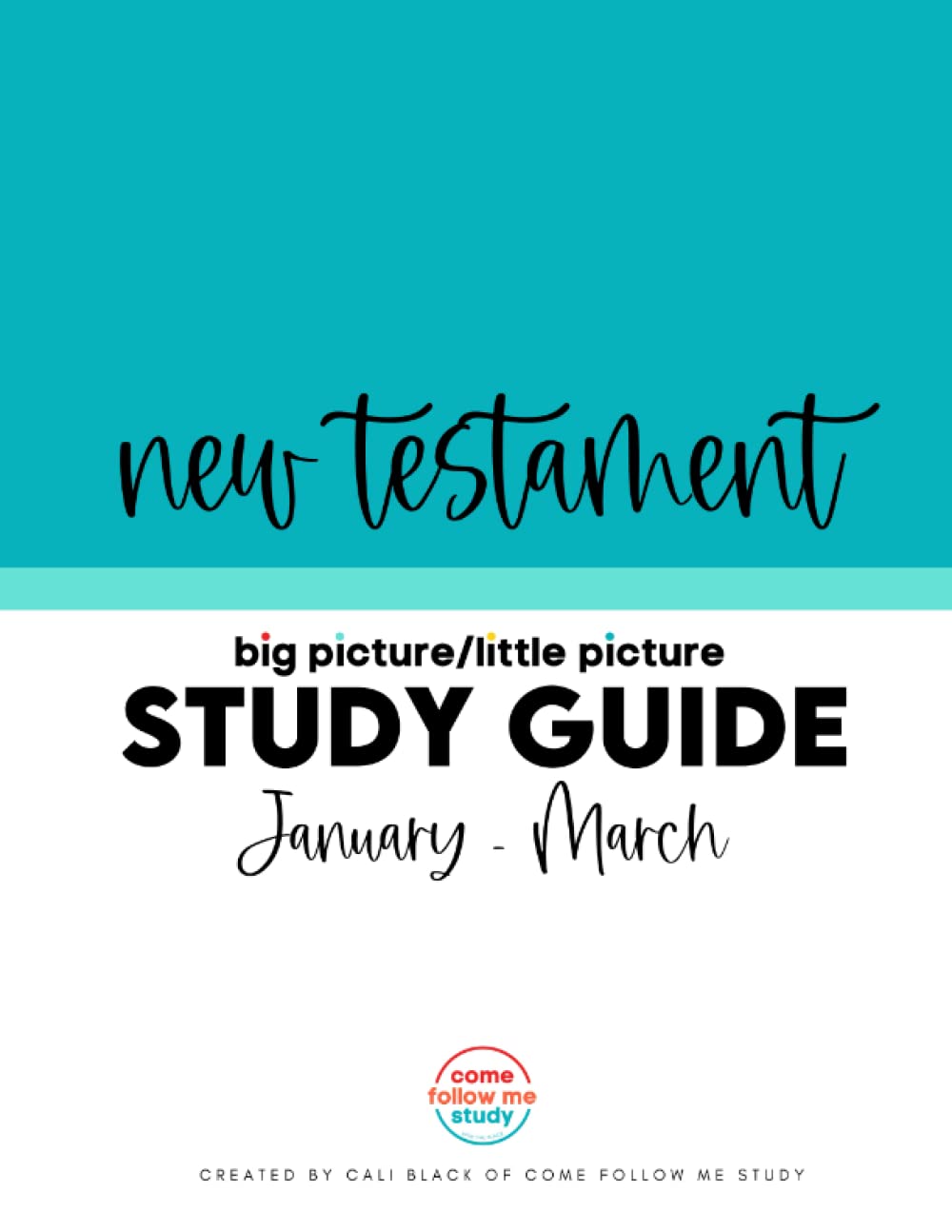 Study Guide for New Testament: Big Picture/Little Picture January-March: Helping busy Latter-day Saints learn the context for Come Follow Me readings