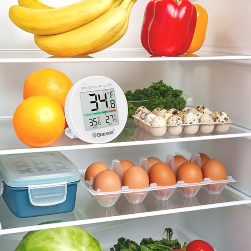 Termómetro de nevera digital Geevon para control exacto de temperatura 7