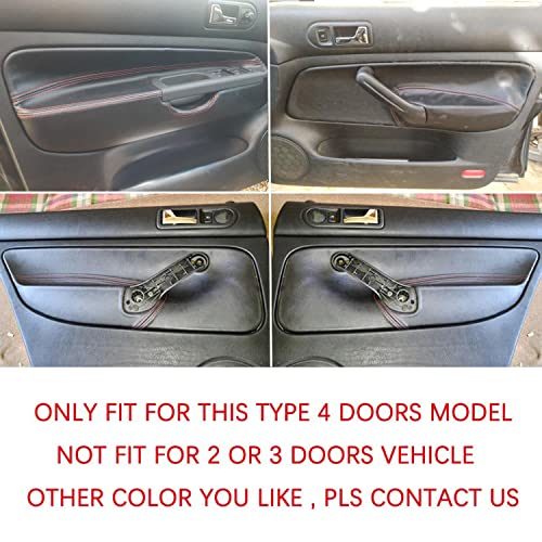 TTOILS 4 pezzi in pelle microfibra per interni