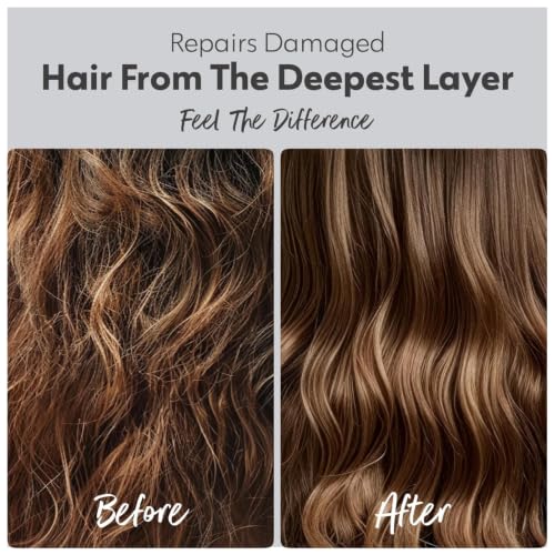 Image of FOUR REASONS Bio-Molecule Repair Hair Mask for Damaged Hair - Hydrating & Deep Conditioning Hair Mask & Bond Repair Treatment for Dry, Frizzy, or Color Treated Hair - Vegan & Sulfate-Free