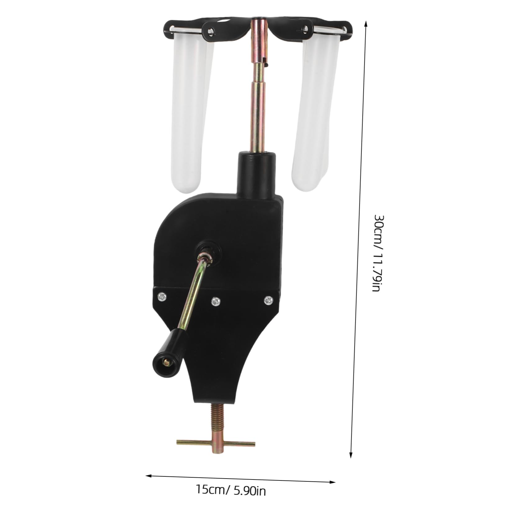 Cabilock Centrífuga Manual Material Plástico Negro para Laboratorio de Química y Física, Fácil Operación y Alta Eficiencia Adecuado para Uso en Laboratorio Educativo