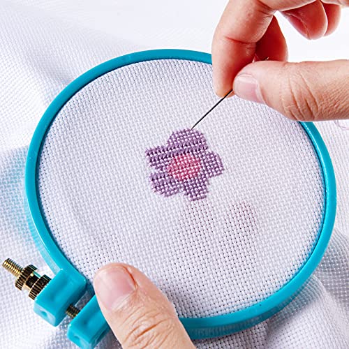 Image of Aida Cloth Big Size 18 Count, White Cross Stitch Fabric, 39 inch by 60 inch