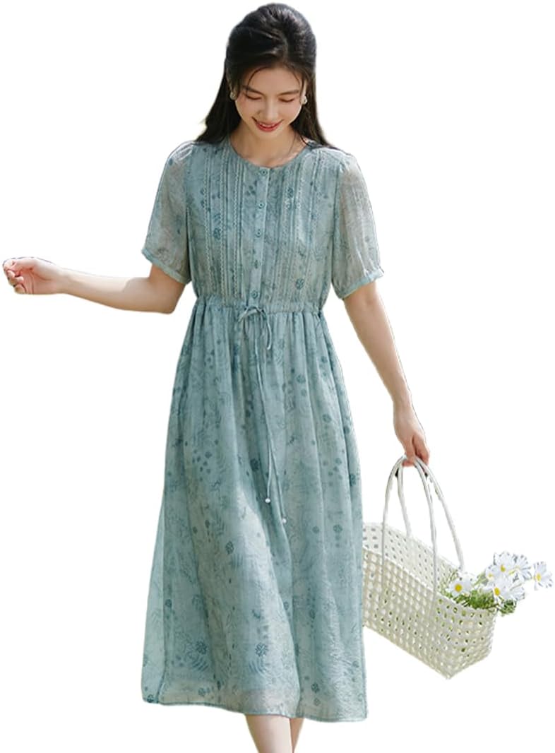 レア小鳥柄浴衣ブルー草花柄コトリカフェ監修ゆかた着物青色黒黄白水色文鳥柄ことり柄 レア小鳥柄浴衣ブルー草花柄コトリカフェ監修ゆかた着物青色黒