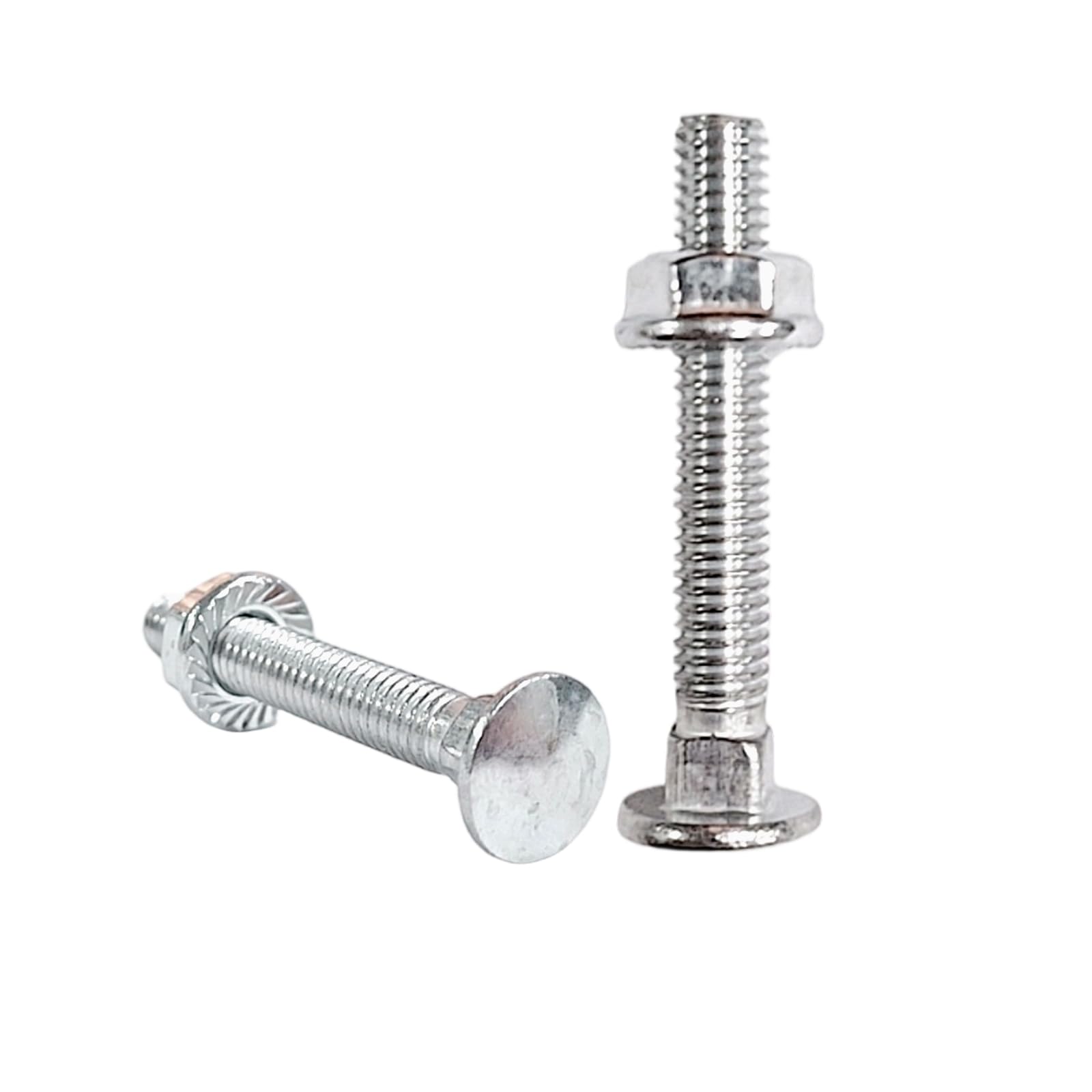 20pcs M8 Coach Bolts, M8x40mm Carriage Screws with Flange Nuts, Carbon Steel, Coach Screws, M8*40mm 20pcs