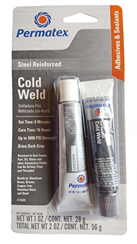 Permatex 14600 1 Oz Cold Weld Bonding Compound 2 Count