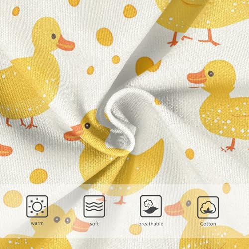 Wusikd Yellow Duck Girls' Underwear Cotton Dots Girls Briefs Soft Toddler Underwear 2T3