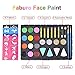 Faburo Maquillaje al Agua, 36 Piezas Set de Pintura Facial, Pinturas Cara...