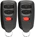 KeylessOption Keyless Entry Remote Control Car Key Fob Replacement for HYQ1512R (Pack of 2)