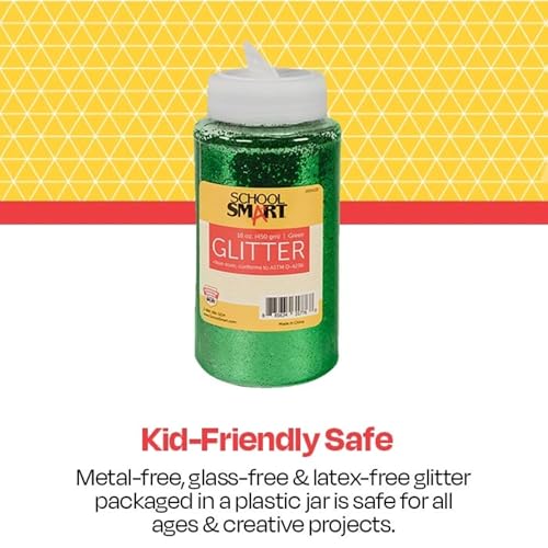 Glitter verde Craft Glitter para manualidades, tarro de 1 libra S2004133 6