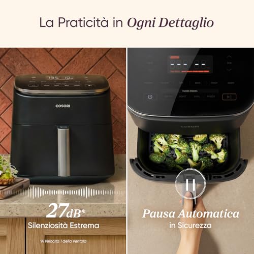 Cosori Air Fryer 6L TurboBlaze Revêtement en Céramique sans PFAS 9-en-1 - 8