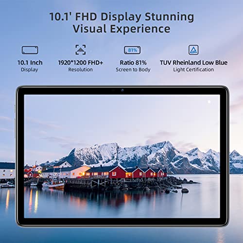 DOOGEE T10 Tablet Android 12, 10.1 Zoll Gaming Tablet PC mit Touchstift, 15GB RAM+128GB ROM (1TB Erweitern) 8300mAh Akku, Octa-Core 1920 * 1200 FHD+ Bildschirm, 13MP+8MP, Dual SIM 4G LTE &5G WiFi, GPS – Bild 6