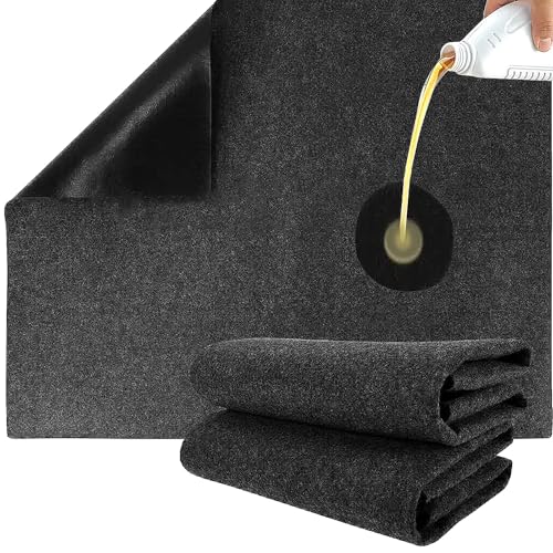 Gykutix Alfombra Moto Garaje Moqueta Coche Alfombrilla 100x150cm Antideslizante Alfombra Moto Garaje Protege el Piso de Derrames, Goteos, Salpicaduras y Manchas