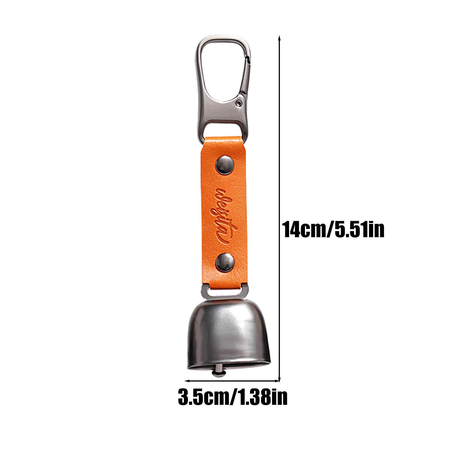 Bärenglocke für draußen – Kuhglocke aus Eisen mit magnetischem Schalldämpfer, Vintage-Glocke für Haustiere und Wanderer | Ideal für Camping, Wandern, Radfahren, Angeln, Outdoor-Sicherheit, Gartendekor