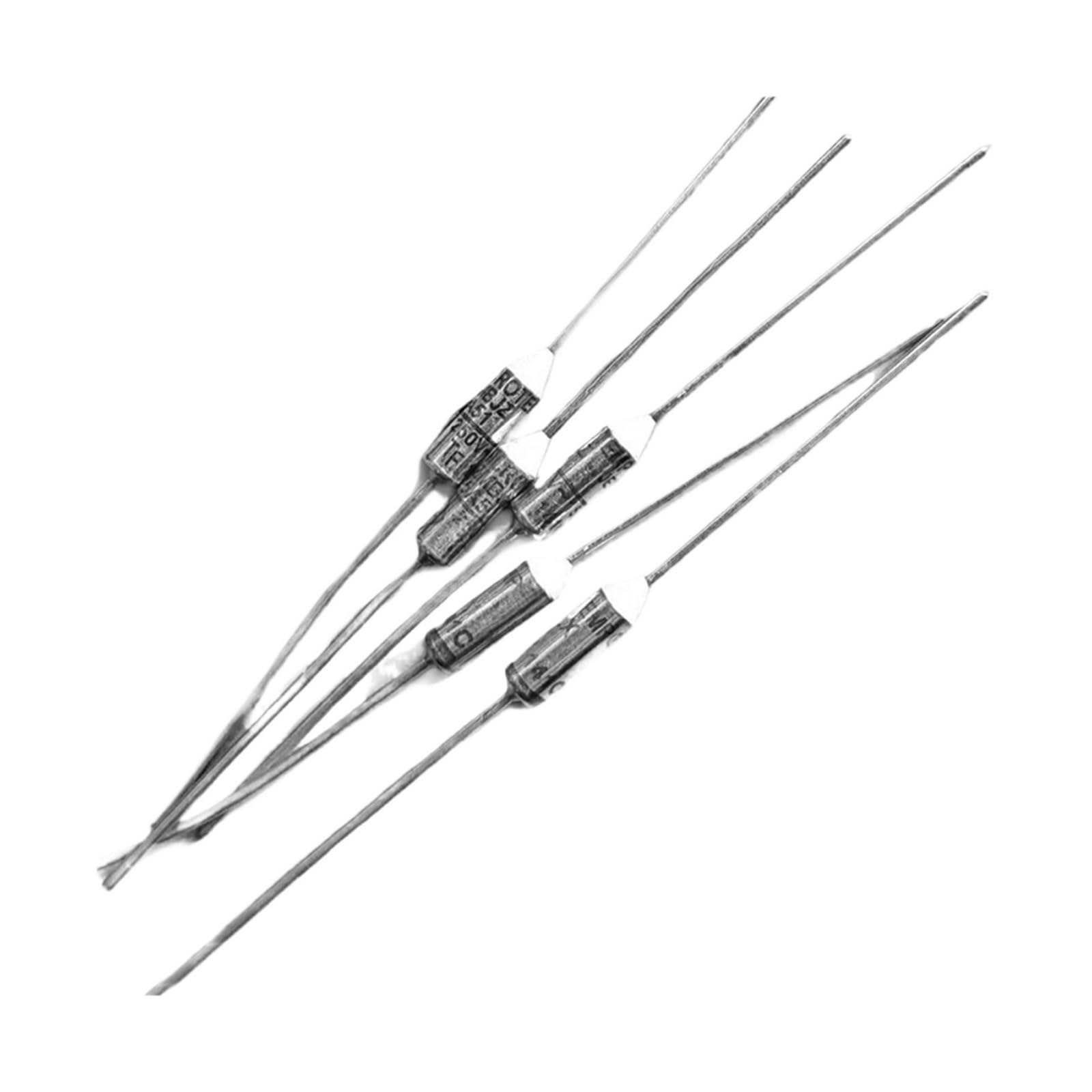 MEIFUUDWPJG 10Pcs G4A00 TF141C Thermal Cutoff Fuse Axial Leaded 10A 250V 141 °C G4A00141C