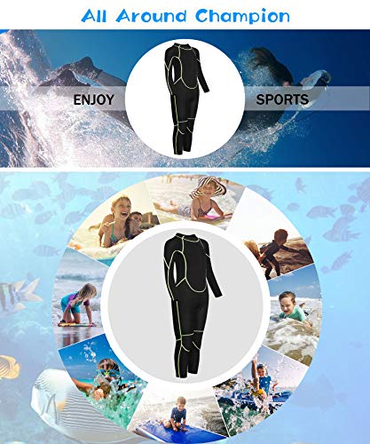 image for Greatever Kids Wetsuit 3mm Neoprene Thermal Swimsuit Long Sleeve UV Pr