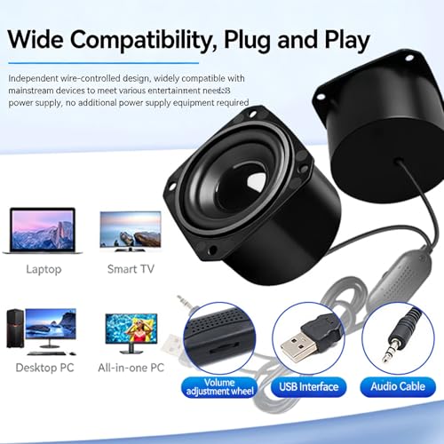 Altavoces en miniatura de 56mm y 3W para proyectos de audio en casa 2