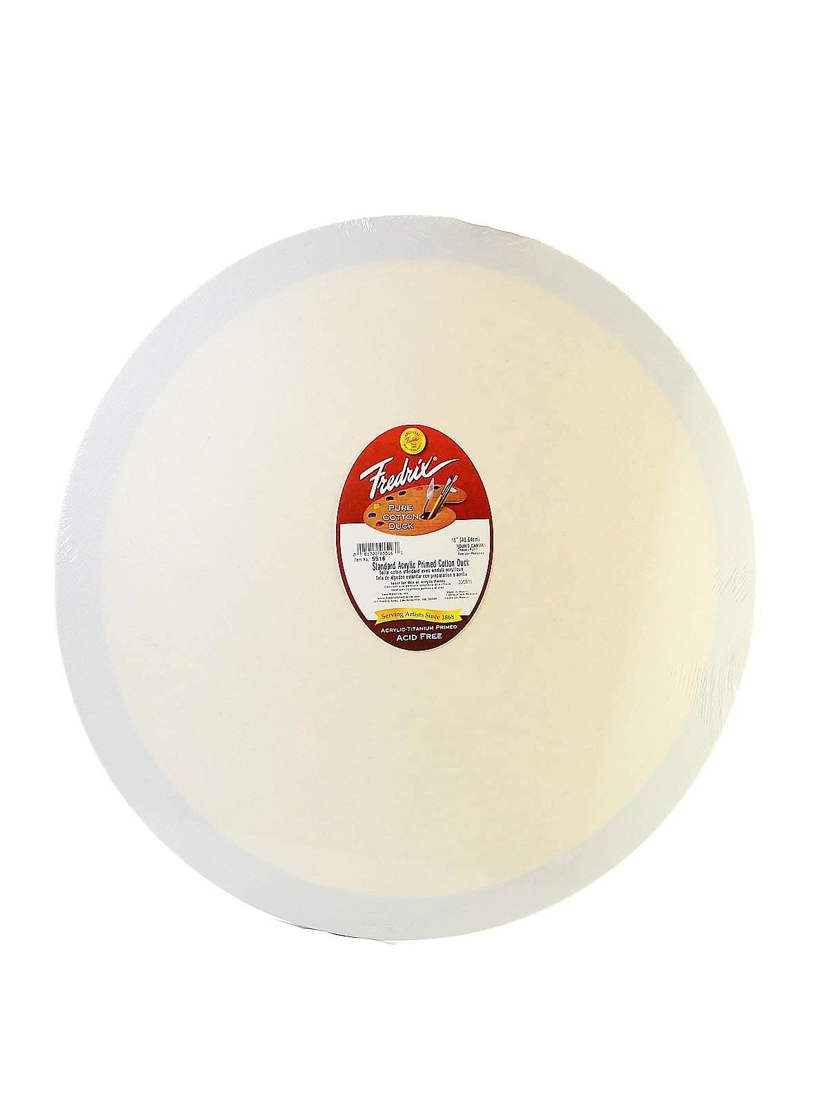 FredrixRound Stretched Canvas 16-Inch (63362)