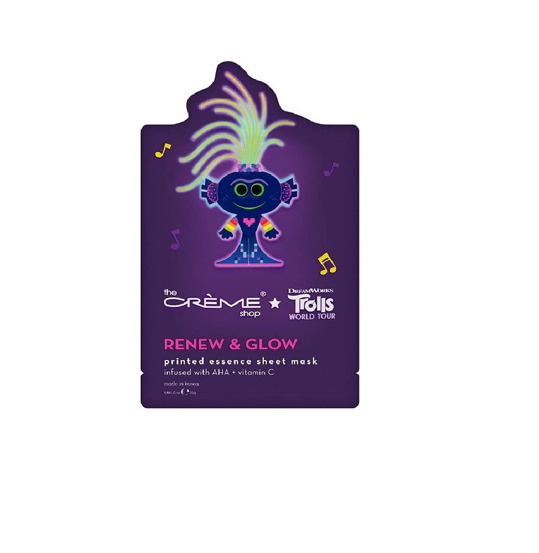 The Crème Shop King Trollex Renew & Glow Essence Sheet Mask