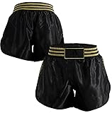adidas Martial Arts Muay Thai Kickboxen Shorts, Schwarz, L