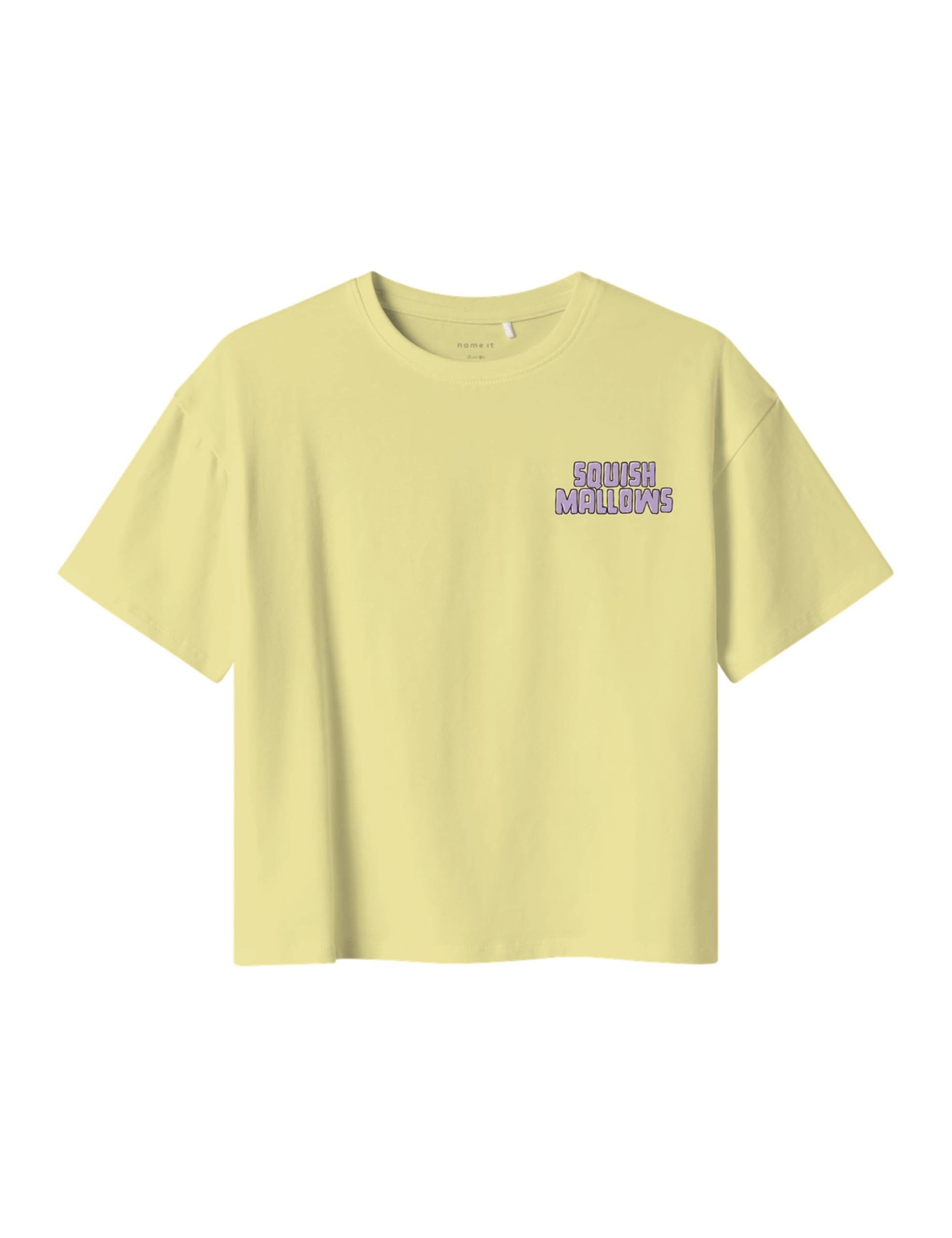 NAME IT Nkfmuba Squishmallows Nreg Ss Top Vde dla dziewczynek, chardonnay, 122-128