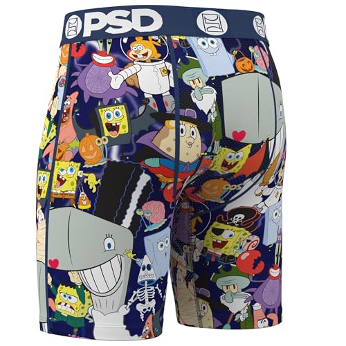 PSD Men's Printed Boxer Briefs - 7 Inch Inseam Breathable and Supportive Men's Underwear with Moisture-Wicking Fabric3