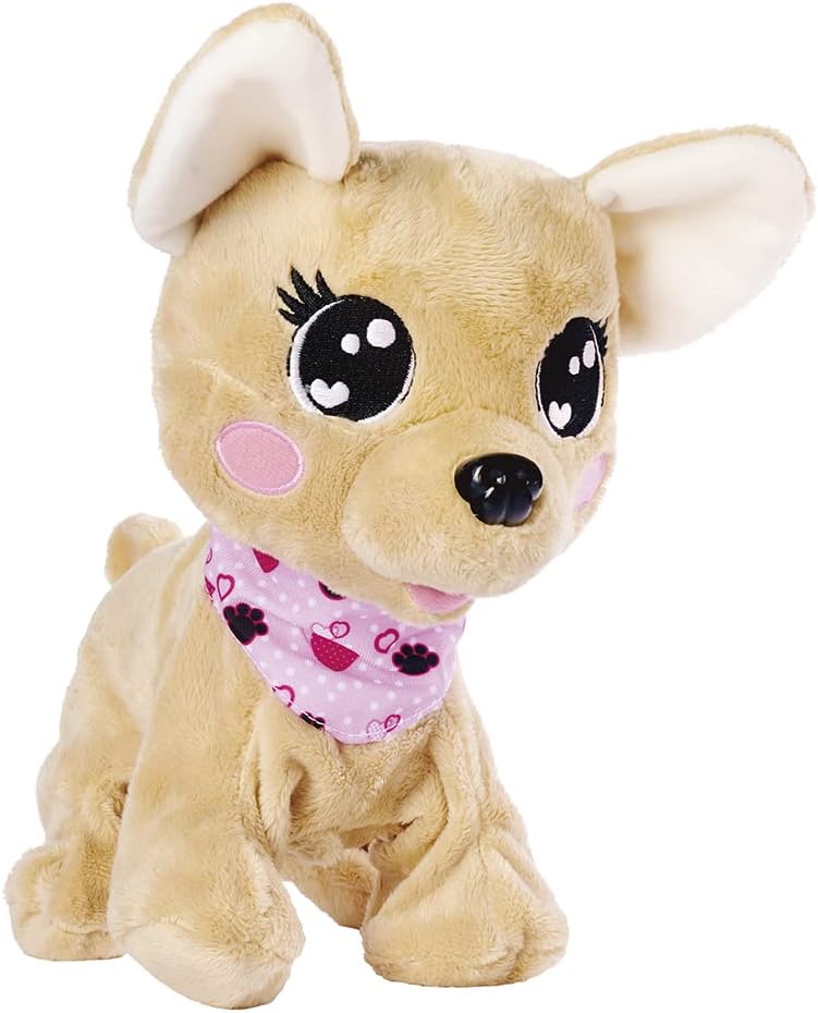 Simba - Chi Chi Love Baby Boo - Plush Dog Interactive - Responds to 12 Commands - 60 Different Sounds - French Version - 105893500002