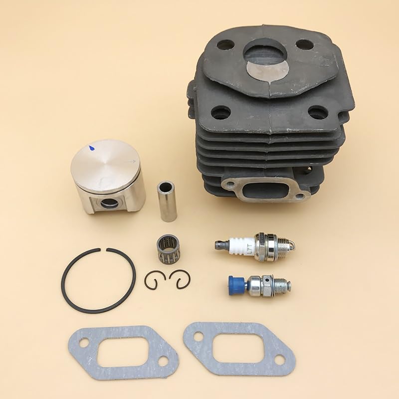Części ogrodowe Zestaw tłoka głowicy cylindrów 47mm do HUSQVARNA 359 357 XP 357XP części silnika piły łańcuchowej 537 15 73-02 Części ogrodowe