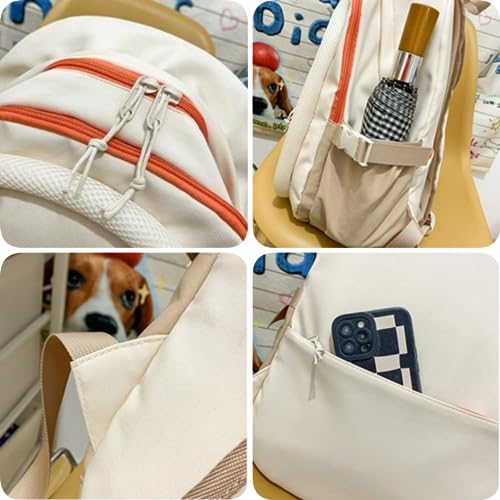 Image of Leaper Water-resistant Laptop Backpacks Lightweight Shoulder Backpack Cute Travel Satchel