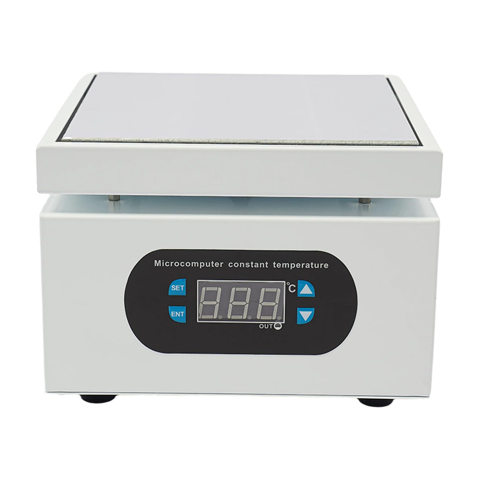 Elektrische Löt Heizplatte 500W Vorheizstation LCD Heiztisch 150x150mm Weiß