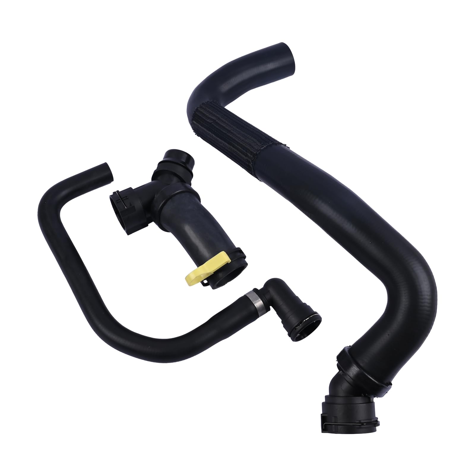 Getfarway DR3Z-8566-A CL3Z-8260-A BL3Z-8C350-A Upper Radiator Hose Y-Connector Lower Degaus Fit for Ford F150 5.0L 2011-2020 DR3Z8566A CL3Z8260A