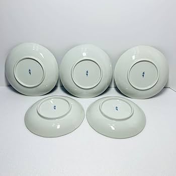 有田焼　西山窯　染付捻祥瑞　高台皿揃　5枚セット　銘々皿　輪花皿　中皿　色絵 染付暦祥瑞和皿 有田焼花伝造 | 東西古今 ギャラリー花伝