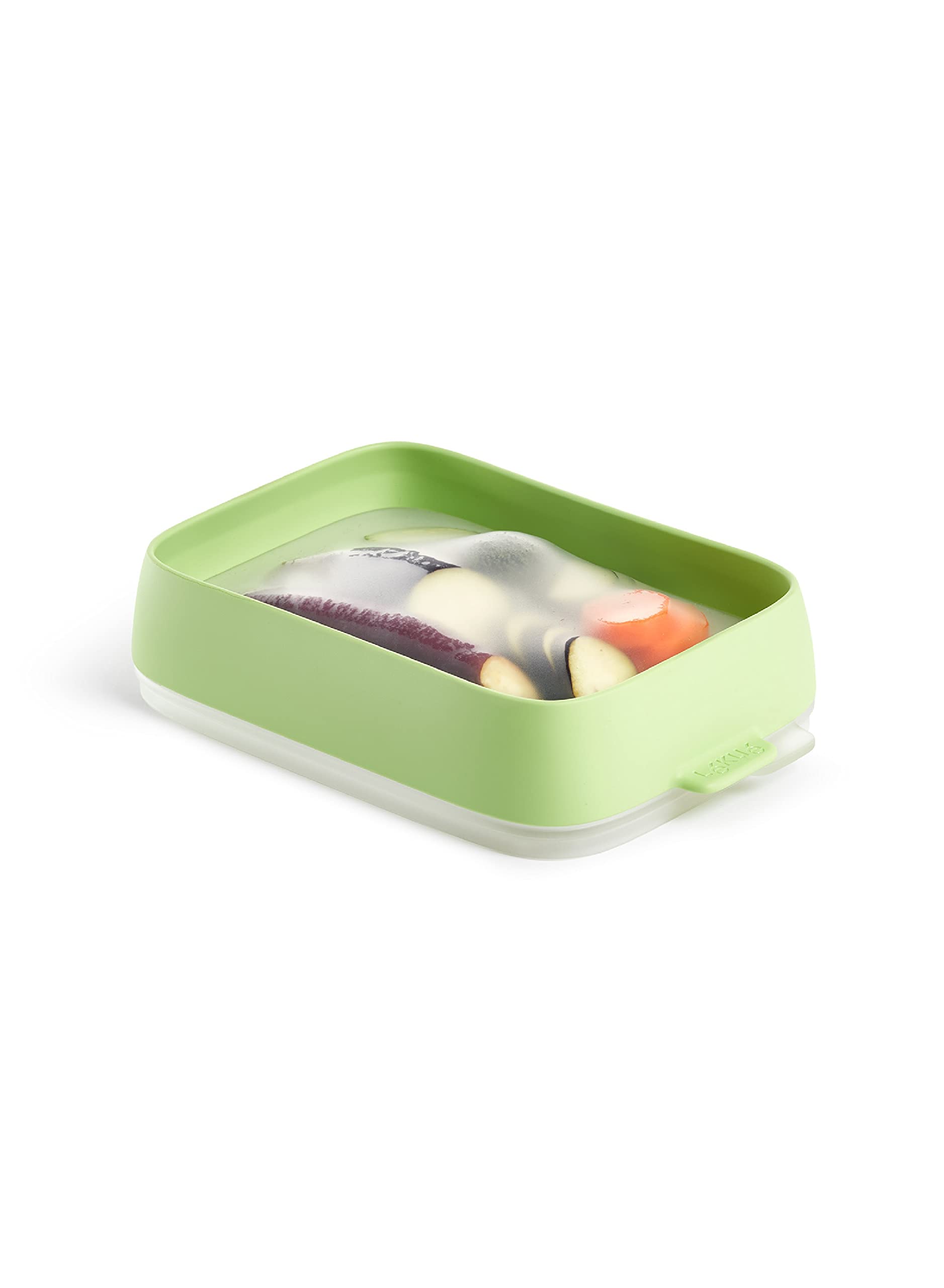 Amazon｜ルクエ (Lekue) シリコンラップ 積み重ね保存 [プラチナ