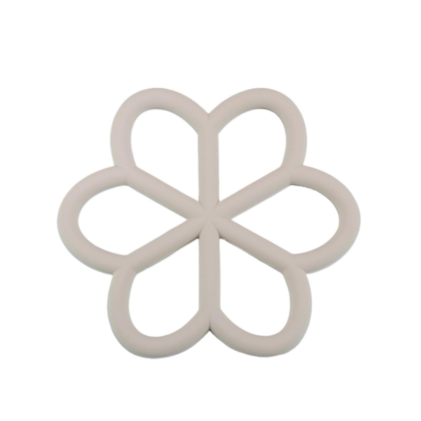10Pcs Irregular Insulation Placemat Silicone Coaster Waterproof Drain Pad for Cap(Color3)