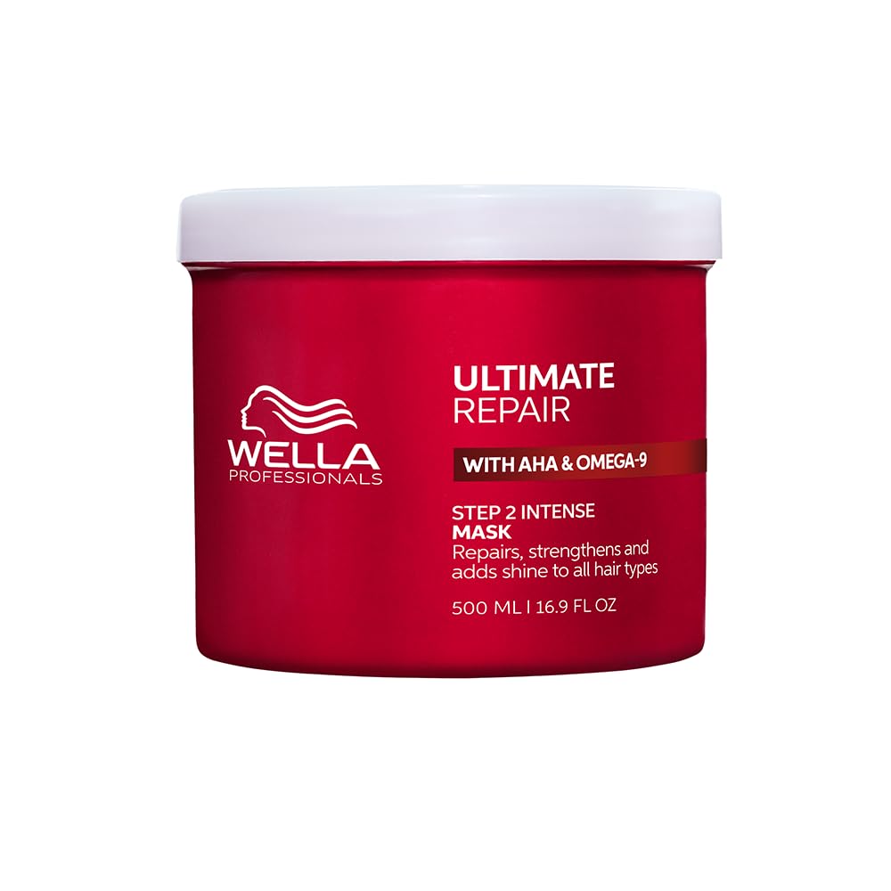 Wella Professionals Ultimate Repair Mask for Damaged Hair, Strengthens & Smooths, 500 ml-image-5