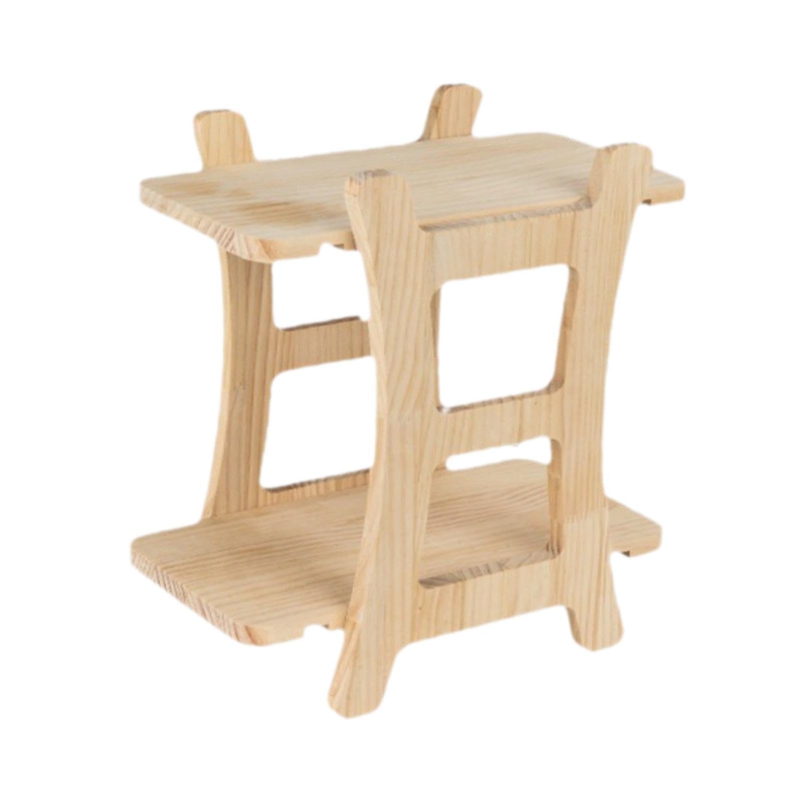 Présentoir de Table en Bois, Organisateur de cosmétiques, Support de Rangement Multifonctionnel décoratif, Porte-Parfum for comptoir de Bureau