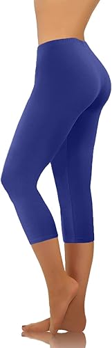Miniatura 2 de Capri Leggings with Pockets for Women Tummy Control High Waisted Yoga Pants Summer Workout Hiking Running Leggings