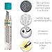 Pentel Super Hi-Polymer Lead Refill, 0.7mm Medium, 2H, 144 Pieces of Lead (50-2H),Gray