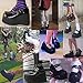 CELNEPHO Mary Jane Shoes for Women, Ankle Strap Mid Heel Platform Wedge Gothic Lolita Dress Pumps Shoes