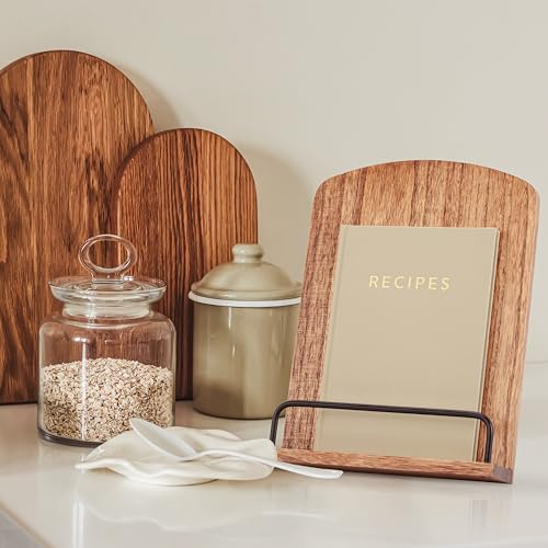 Beautiful Cookbook Stand for Your Kitchen Counter - Solid Wood St...