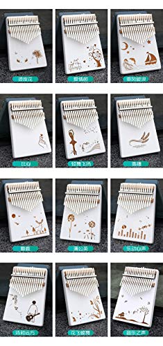 YMYGCC Kalimba 17 clés Kalimba Thumb Piano Fait par un seul de haute qualité en bois Plate Corps acajou Instrument de… - Les Beatles, Paul McCartney, John Lennon, RIngo Starr, George Harrison YMYGCC Kalimba 17 clés Kalimba Thumb Piano Fait par un seul de haute qualité en bois Plate Corps acajou Instrument de… – Image 4