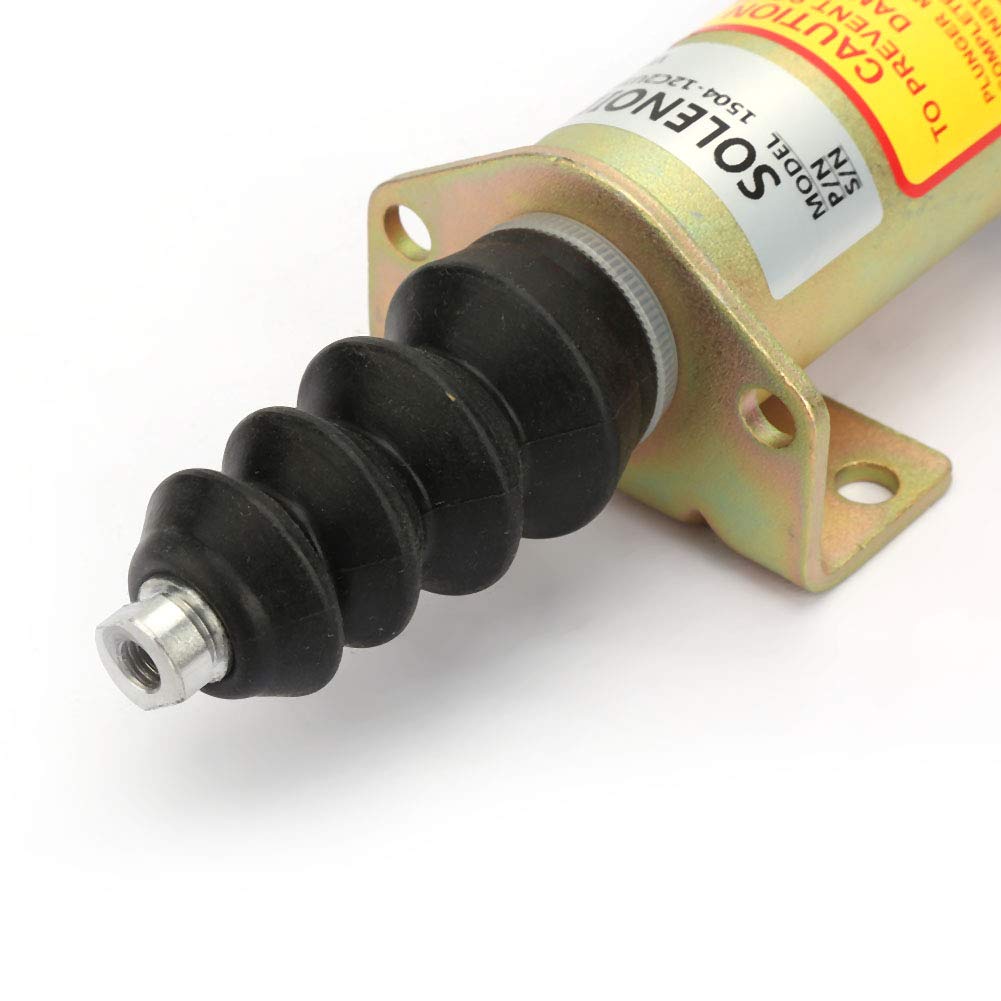 Reemplazo de Solenoide de Apagado de Motor de Servicio de 12 V para 1504-12C2U1B1S1 – Carcasa de Acero y Bobina de Temperatura