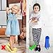 Foot Measurement Device Shoe Size Measuring Devices for Adults and Kids with Soft Tape Measure US Standard Blue 2 Pieces