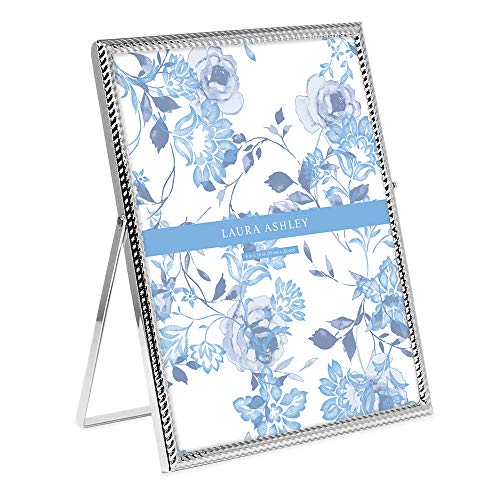 Laura Ashley Marco De Fotos De Metal De Cuerda De Plata De 8 X 10 Pulgadas Vertical Con Caballete Extraíble, Hecho Para Mesa, Encimera, Estante Y Escritorio Laura Ashley Marco De Fotos De Metal De Cuerda De Plata De 8 X 10 Pulgadas Vertical Con Caballete Extraíble, Hecho Para Mesa, Encimera, Estante Y Escritorio