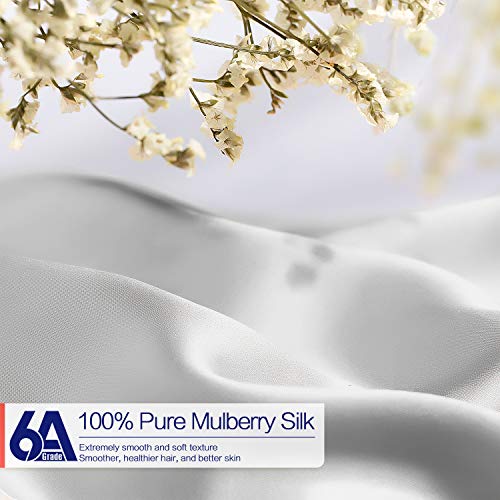 Mulberry Silk Pillowcase (Silver Grey, Standard) - Image 2