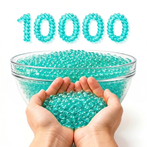 Image of Verat 1 Packet Gel Water Balls /Water Beads /Refill Water Bead /Gel Blaster Ammo /Water Balls for Gun /Gel Balls for Kids /Gel Blaster Balls in Bottle /7-8mm Non-Toxic Water Beads Gel Guns(10000 Green)