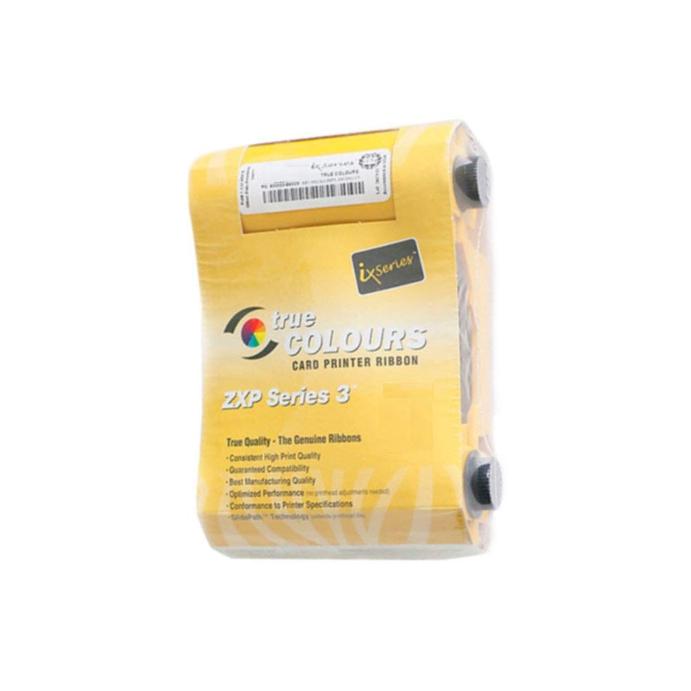 800033-840 Cinta de Color YMCKO para Zebra ZXP Serie 3 Impresora de Tarjetas ZXP3 200 Impresiones Cinta Genuina 800033-840