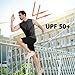 Upocool Men's Sleeveless Workout Swim Shirt Quick Dry Athletic Running Gym Muscle Beach Tank Top Black L