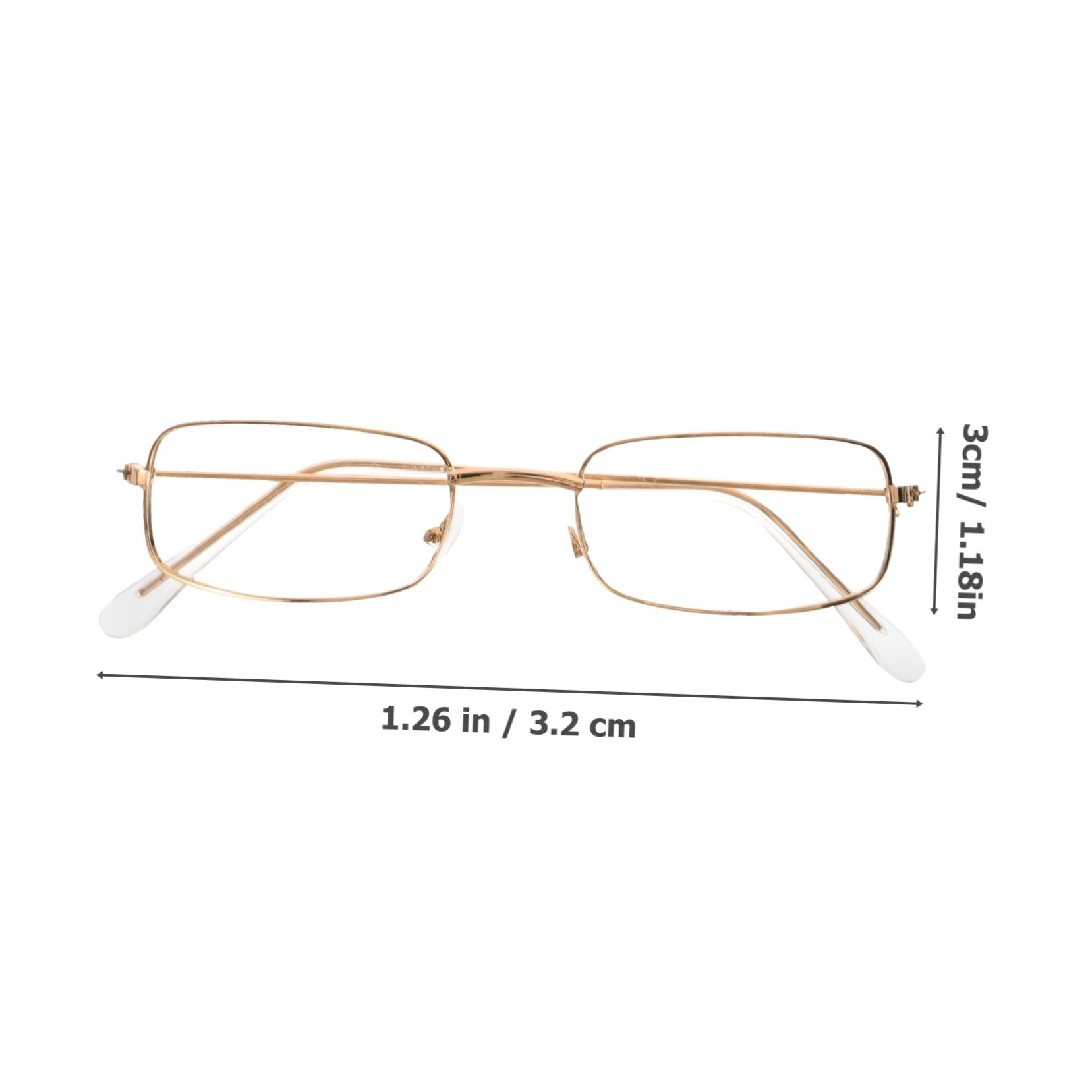 VALICLUD Complete Old Man Costume Props Fake Beard Eyebrows Glasses Set for Halloween Events