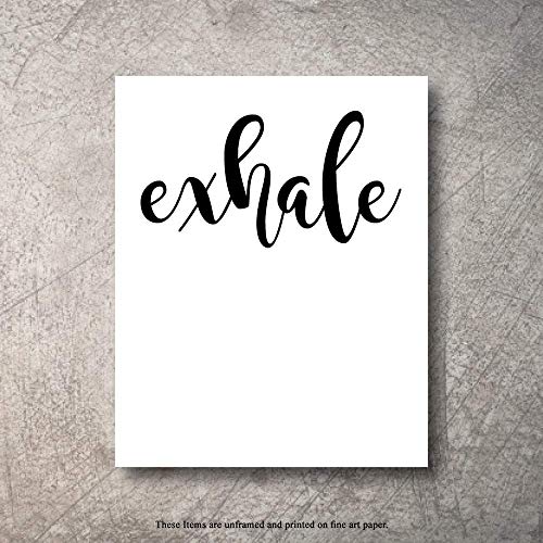 Inhale Exhale Zen Home Decor Art Prints 2 8